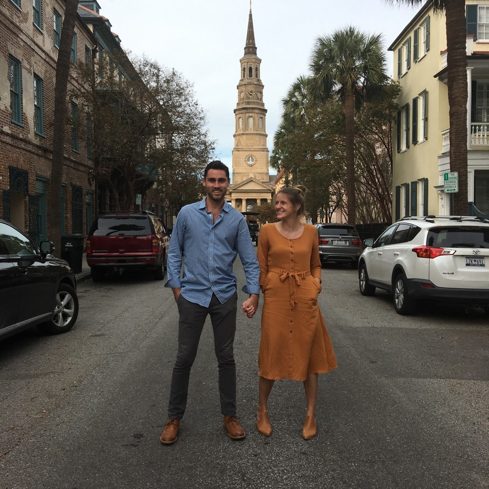 Mustard Linen Dress